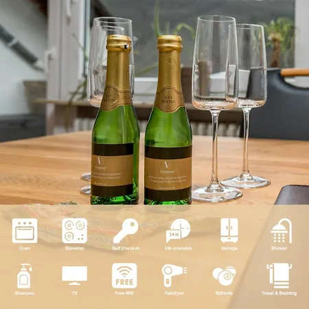 Riesling For 2 - 4 People - Billiards - Balcony With Mosel View - Parking - Wine Barrel Bar - Fully Equipped Kitchen - Netflix - Waiputv - 3 Km From Cochem Apartment Klotten
