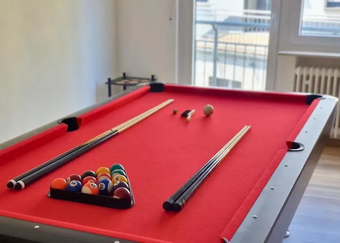 Apartment Riesling For 2 - 4 People - Billiards - Balcony With Mosel View - Parking - Wine Barrel Bar - Fully Equipped Kitchen - Netflix - Waiputv - 3 Km From Cochem Klotten