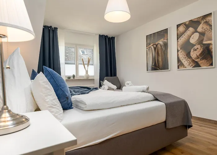 Lägenhet Riesling For 2 - 4 People - Billiards - Balcony With Mosel View - Parking - Wine Barrel Bar - Fully Equipped Kitchen - Netflix - Waiputv - 3 Km From Cochem